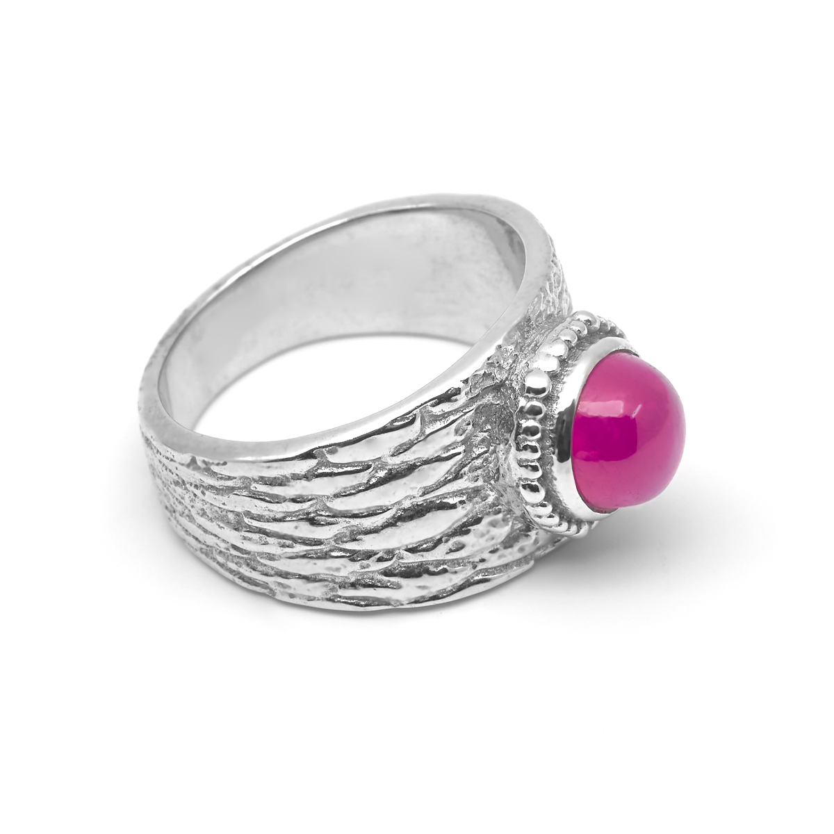 Bague rubis argent Jane